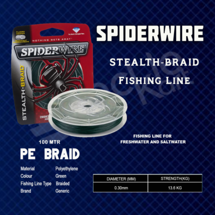 SPIDERWIRE BRAIDED LINE 100 MTR