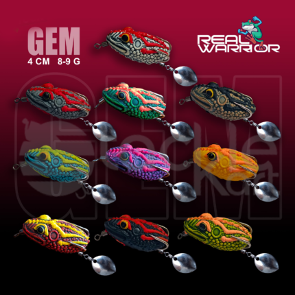 REAL WARRIOR GEM HANDE MADE FROG