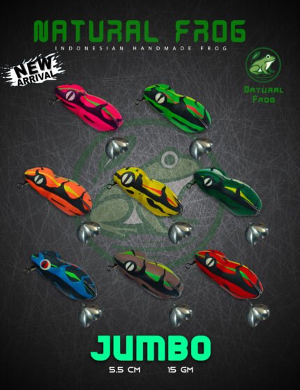 NATURAL FROG JUMBO HAND MADE FROG