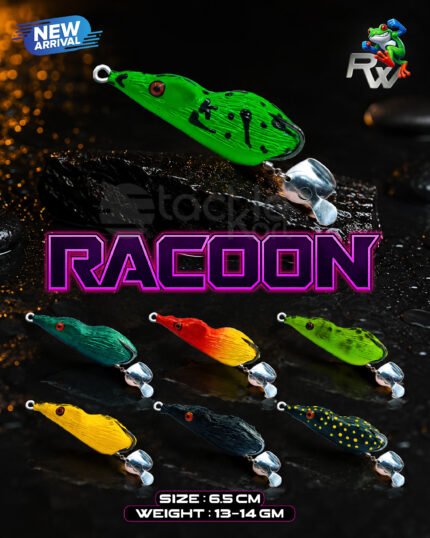 REAL WARRIOR RACOON HAND MADE FROG